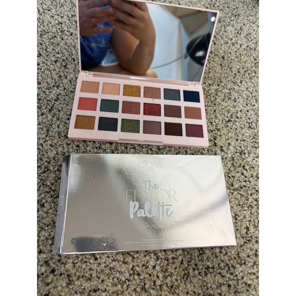 Ciate Eyeshadow Palette The Editor Palette New England 18-Pan Eyeshadow NIB